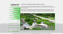 Desktop Screenshot of lotusart.si